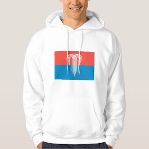 Hoodie met capuchon en vlag van Kansas City, Veren