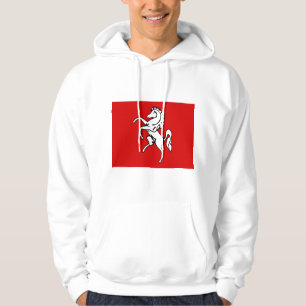 Hoodie met capuchon en vlag van Kent, Engeland