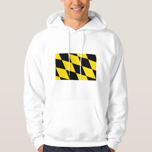 Hoodie met capuchon en vlag van München, Beieren (Voorkant)