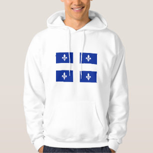 Hoodie met capuchon en vlag van Quebec, Canada