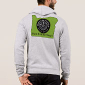 Hoodie met volledige ritssluiting (Achterkant)