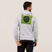 Hoodie met volledige ritssluiting (Achterkant volledig)