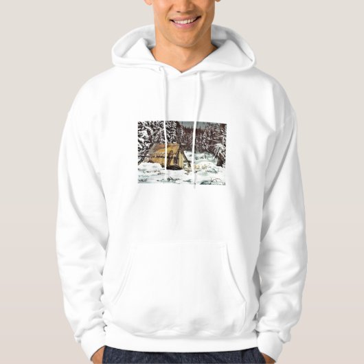 Hoodie met "Winter Camp" (Voorkant)
