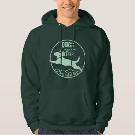Hoodie Mint Green Front Logo