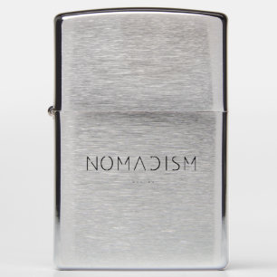 Hoodie Nomadism Records Zwart Logo