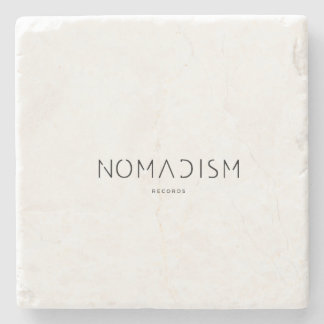 Hoodie Nomadism Records Zwarte Logo Stenen Onderzetter