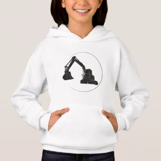 Hoodie pull-over de fille avec image de drague