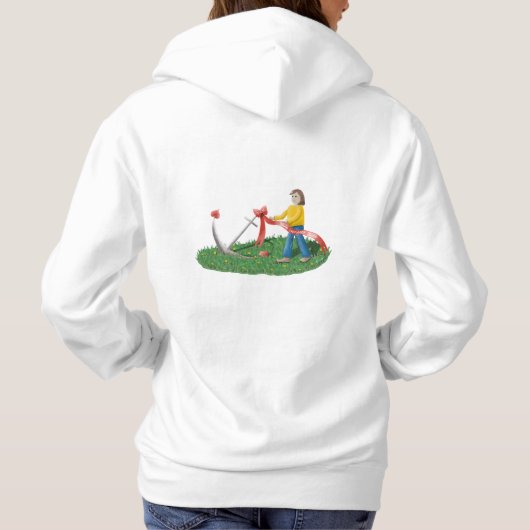 Hoodie Pullover Anker (Achterkant)