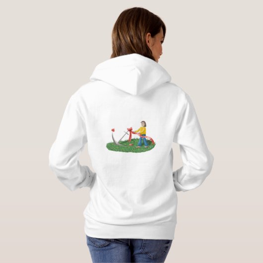 Hoodie pullover d'ancre intérieure (Dos entier)
