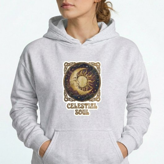 Hoodie Pullover Spirituel Âme Céleste