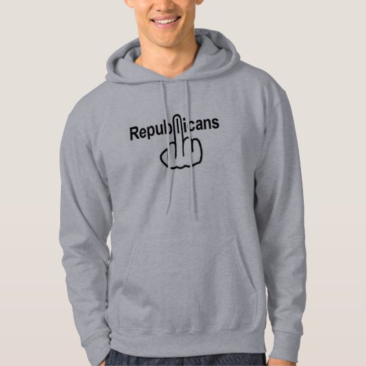 Hoodie Republikeinen omdraaien (Voorkant)