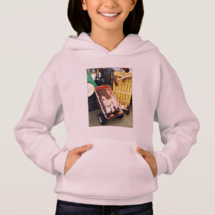 Hoodie-shirt voor het Kind met vuursteenkleurige w