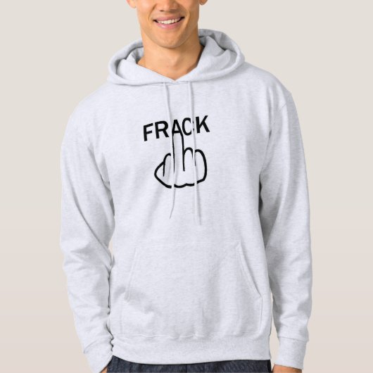 Hoodie Stop Fracking (Voorkant)