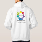 Hoodie with Flag and Unified logo (Achterkant)