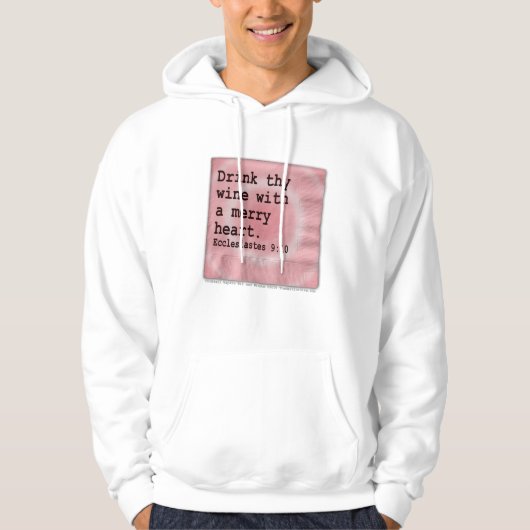 Hoodies, Sweats - Drink Thy Wine Hoodie (Voorkant)
