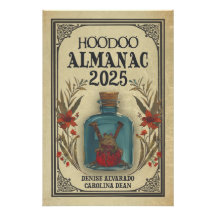 Hoodoo Almanac 2025 Hoesje Art Glossy Poster