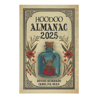 Hoodoo Almanac 2025 Hoesje Art Glossy Poster Perfect Poster