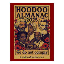 Hoodoo Almanac 2025 wij voldoen niet aan het poste