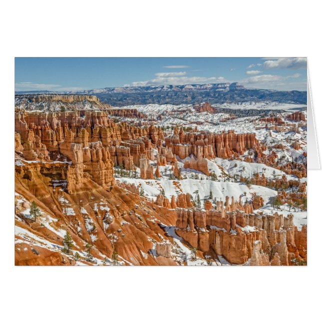 Hoodoos à Sunset Point dans la fiche de voeux Bryc (Devant horizontal)