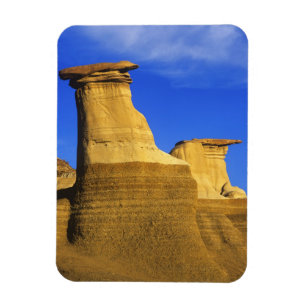 Hoodoos bij Drumheller Alberta, Canada 2 Magneet