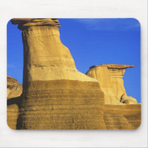 Hoodoos bij Drumheller Alberta, Canada 2 Muismat
