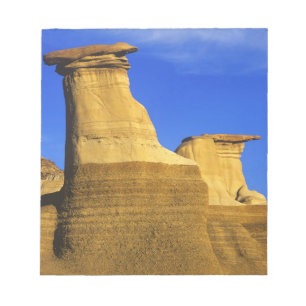 Hoodoos bij Drumheller Alberta, Canada 2 Notitieblok