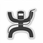 Hooey Welder Decal Vinyl Sticker|Auto's Sticker (Voorkant)