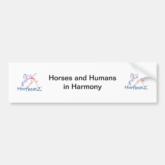 Hoofbeatz Bumpersticker (Voorkant)