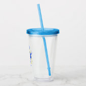 Hoofd Acryl Drinkbeker (Links)