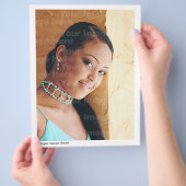 Hoofd Actor/Model met hervatte versie 2 Flyer (Hand)