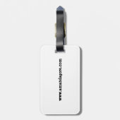 Hoofd Bagage Tag Bagagelabel (Achterkant verticaal)