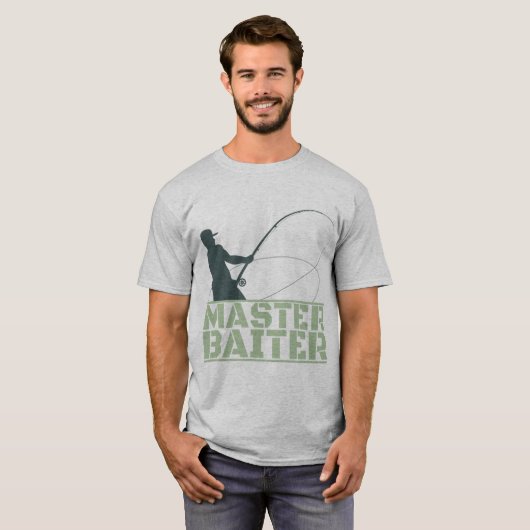 Hoofd Baiter Shirten voor mannen, Gevist T-shirt F (Voorkant volledig)