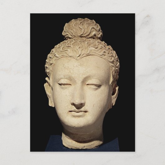 Hoofd boeddha, Greco-Boeddhistische stijl Briefkaart (Voorkant)