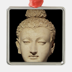 Hoofd boeddha, Greco-Boeddhistische stijl Metalen Ornament