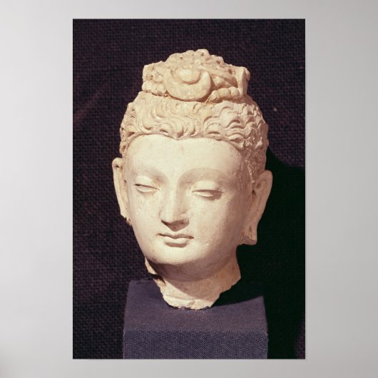 Hoofd boeddha, Greco-Boeddhistische stijl Poster (Voorkant)