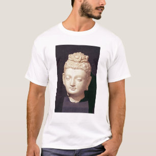 Hoofd boeddha, Greco-Boeddhistische stijl T-shirt