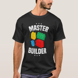 Hoofd Bouwer Kinder Bouwstenen Blokkerbakkers Spee T-shirt