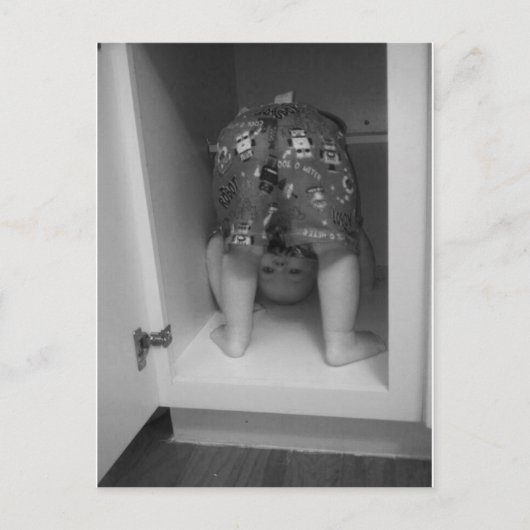 Hoofd boven hazelfotografie briefkaart (Voorkant)