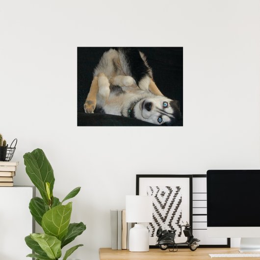 Hoofd boven Poster van hoorzittingen (Thuiskantoor)