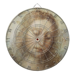 Hoofd Christus (Christendom) (Leonardo da Vinci) Dartbord