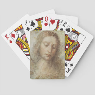 Hoofd Christus (Christendom) (Leonardo da Vinci) Pokerkaarten