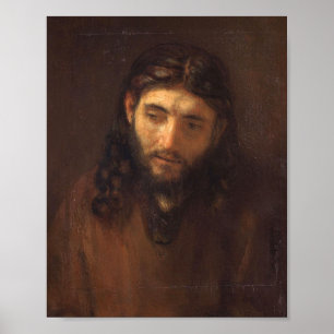 Hoofd Christus door Rembrandt 1648 Poster
