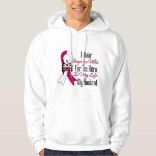 Hoofd- en nekkanker Hero My Husband Hoodie