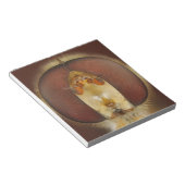 Hoofd- en samengestelde ogen van een heupvlucht notitieblok (Schuin)