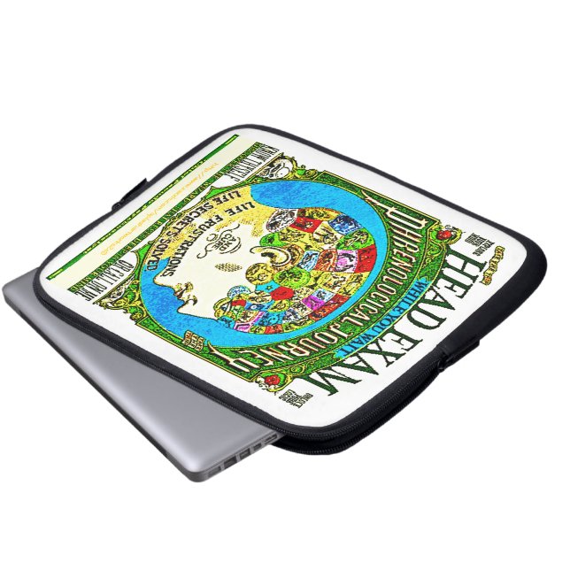 "HOOFD~EXAM" LAPTOP SLEEVE (Voorkant onderkant)