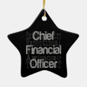 Hoofd financieel functionaris keramisch ornament (Achterkant)