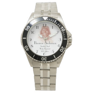 Hoofd Geronimo Gepersonaliseerde militaire stijl Horloge