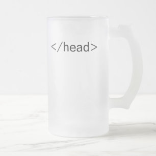hoofd</head>html label bier mok