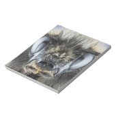 Hoofd hommel notitieblok (Gedraaid)