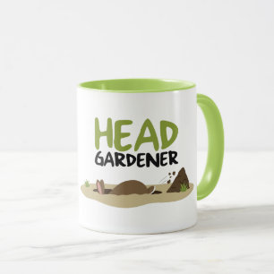 Hoofd illustratie Gardener Mok